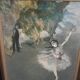 Painting reproduction Degas "Dancer on the stage" SPADEM