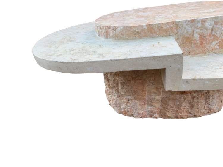 Stone coffee table