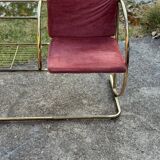 Vintage brass bench, 1960s