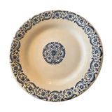 Dessert plate Opaque porcelain from Gien model Biarritz