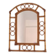 Miroir bambou vintage