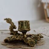 Rat de cave vintage en laiton style cottage core