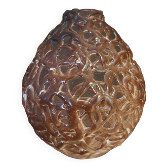 Vase ovoïde à col reserré crispé La Charentaise