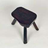 Vintage Brutalist Tripod Stool