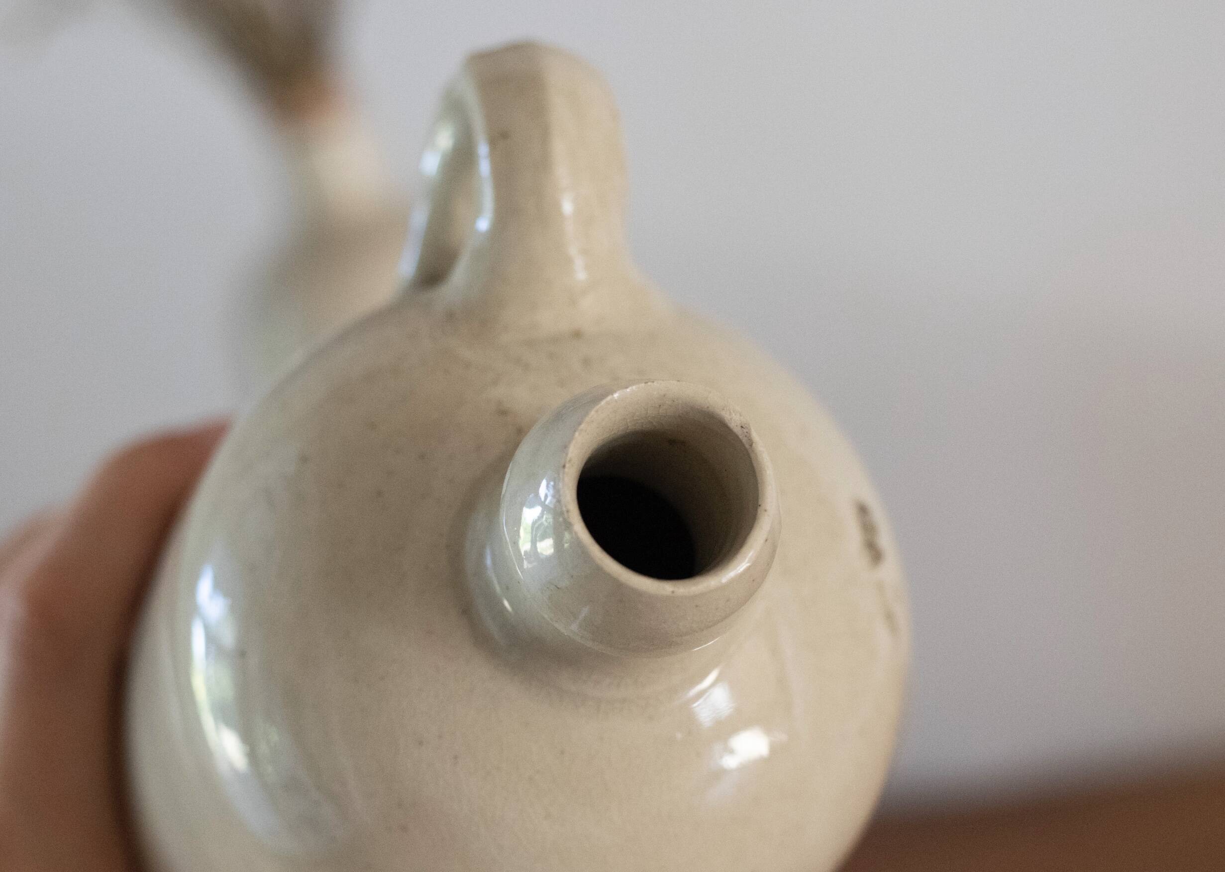 Vintage stoneware bottle Pont des Vernes