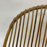 Vintage rattan chair by Dirk van Sliedregt Rohe Noordwolde 1960 from the Netherlands