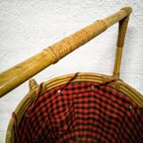 Rattan and fabric worker