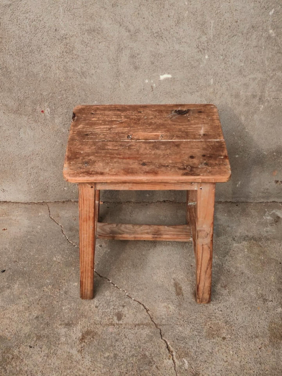 Antique wooden stool