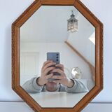 Vintage octagon mirror