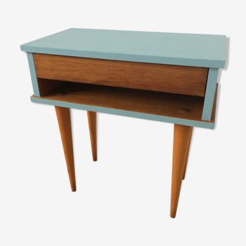 Vintage bedside table years 60 relookee