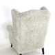 Armchair grey Doodle Retro Fully Restored - new upholstery