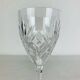 6 large Chantilly model stemmed glasses from Saint Louis, crystal, water or wine