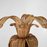 "Rattan 'pineapple' lamps"