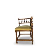 2 chaises et 1 chaise de coin italiennes, années 1950