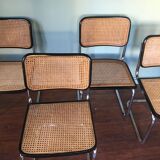Suite of 4 chairs B32 by Marcel Breuer 70