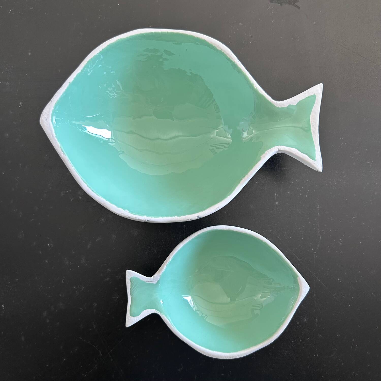 Appetizer set with 6 fish bowls