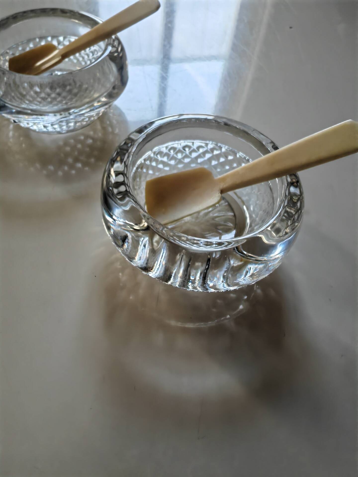 Pair of Baccarat salt cellars