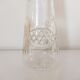 Carved glass decanter