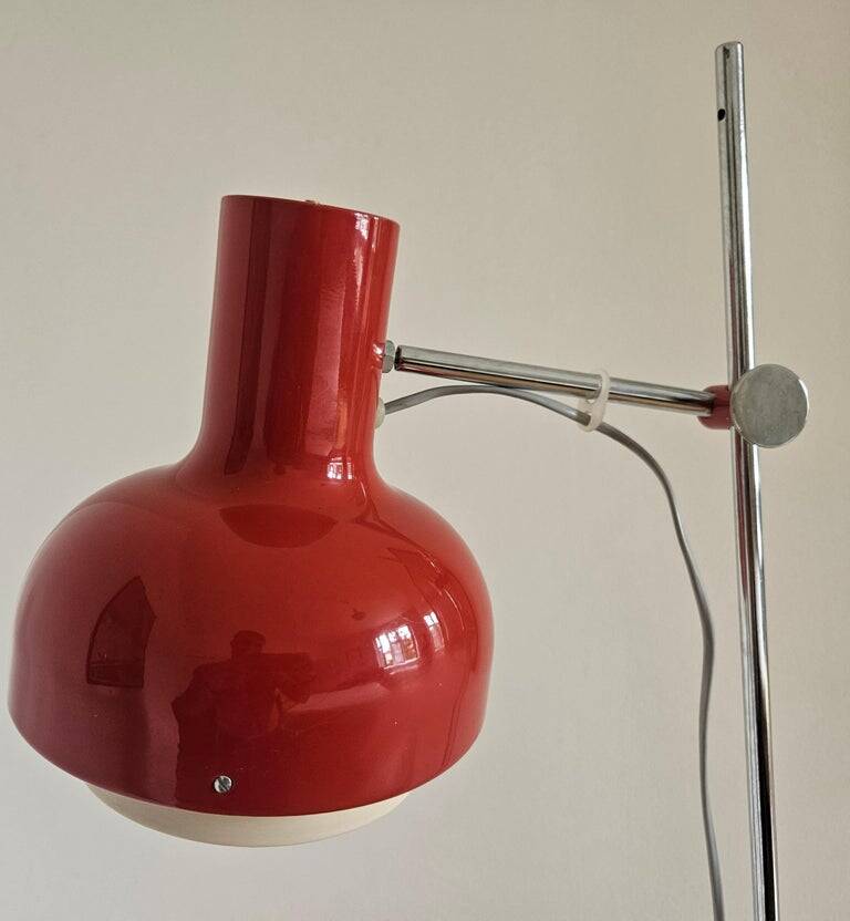 Mid Century Floor Adjiustable Lamp Napako, Josef Hurka, 1970s