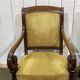 Pair of 19th century mahogany armchairs with crossbars
