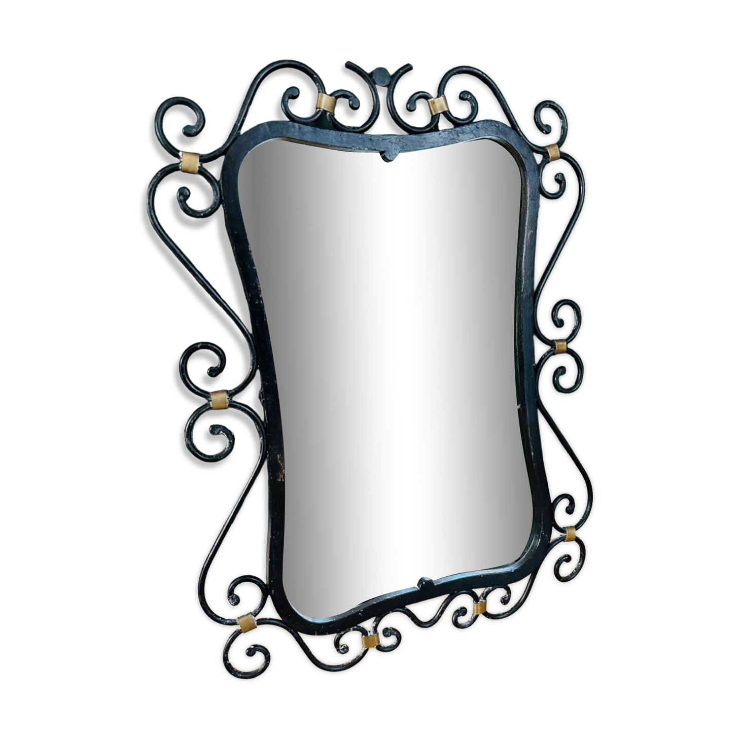 Miroir fer forgé