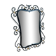 Miroir fer forgé