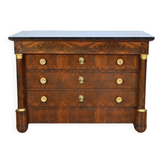 Commode en Acajou, époque Empire – Début XIXe