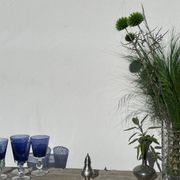 Salière ou poivrier en métal argenté