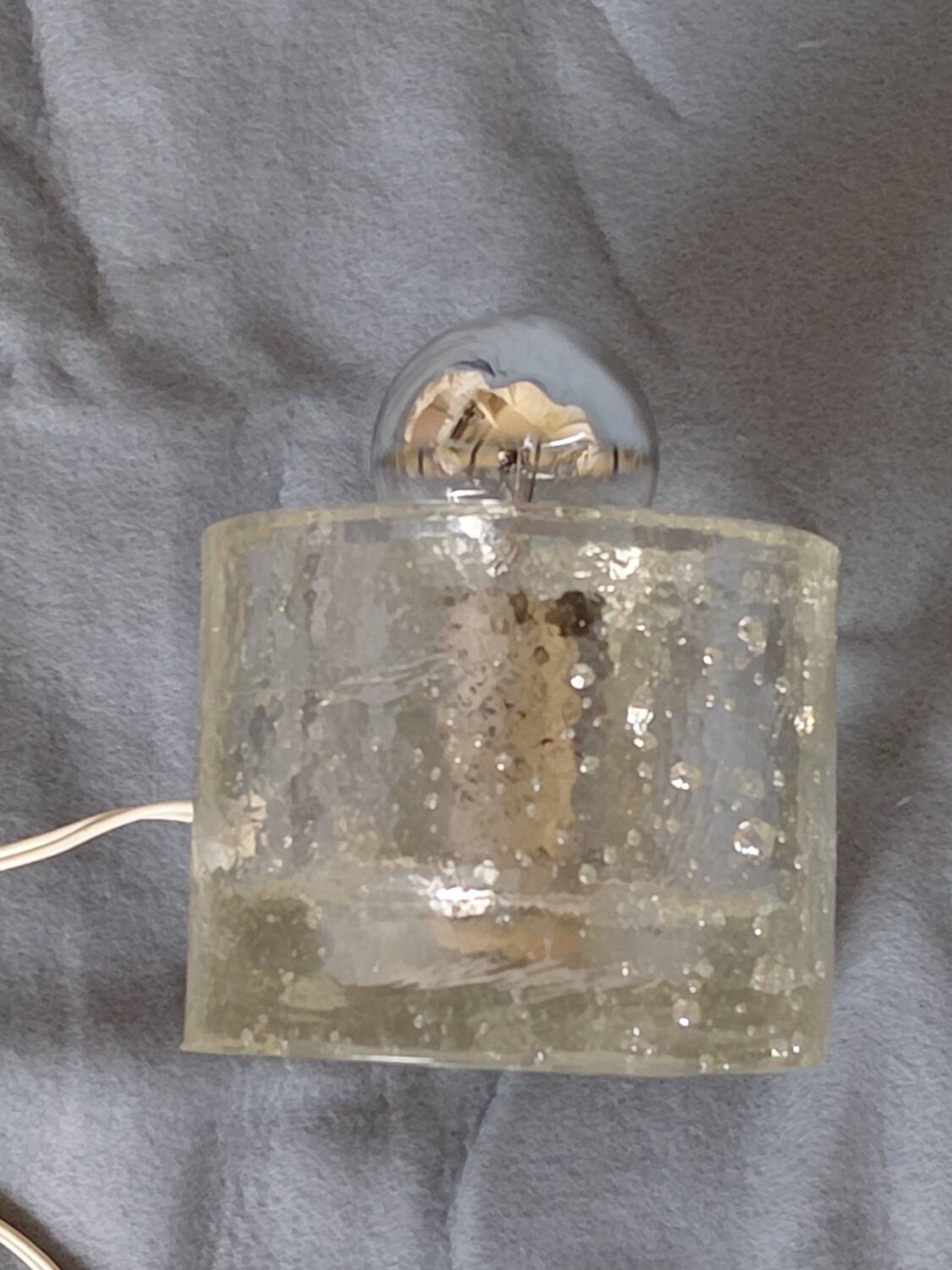 Albano Poli "ice block" table lamp