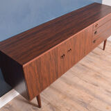 Rosewood Greaves & Thomas retro sideboard cabinet, 1970s