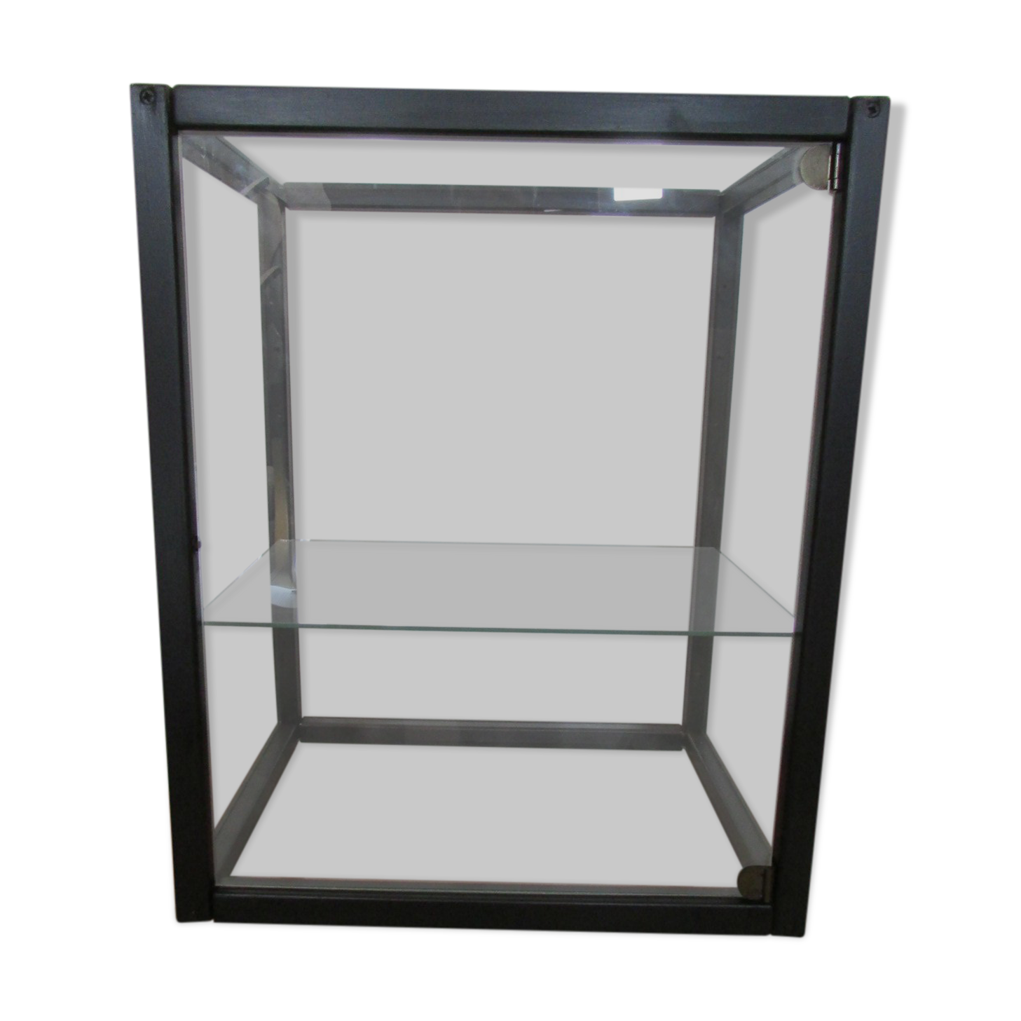 Antique all-sided showcase