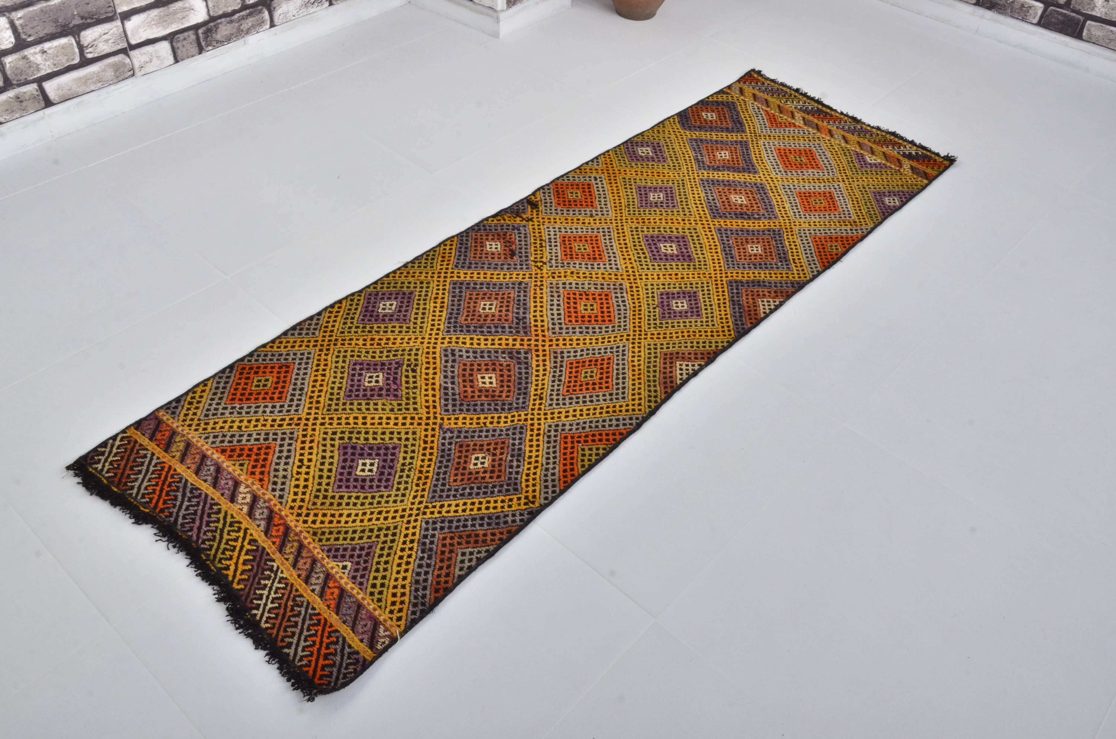 Handwoven Turkish Neutral Kilim sku 3400