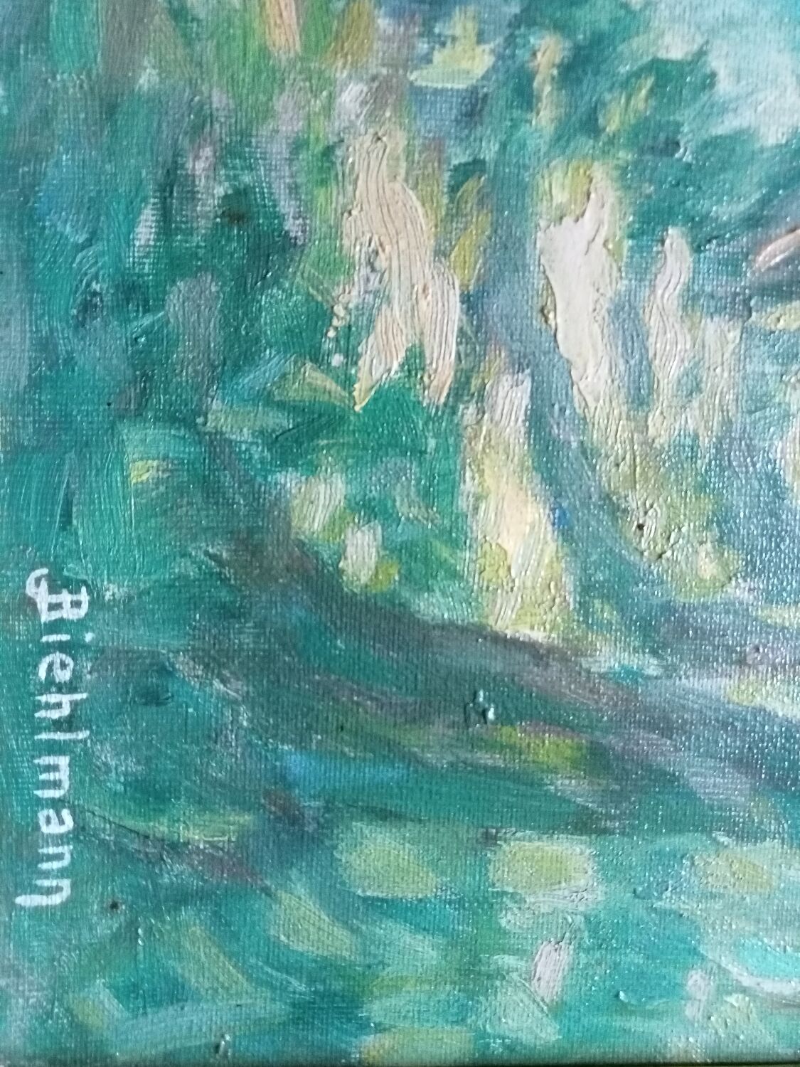 Landscape painting oil