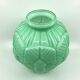2 Art Deco vases in green opaline • Circa 1920/30