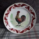Vintage plate signed Creil Montereau