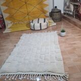 Handmade wool Berber rug 150 X 100 CM