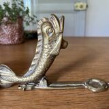 Bronze fish knocker