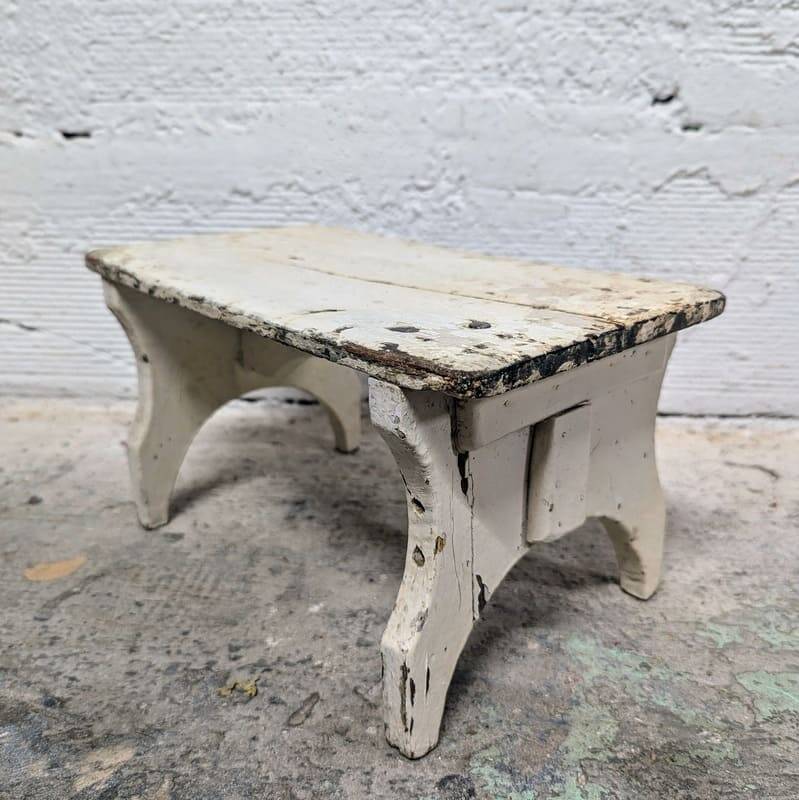 Small wooden stool / footrest