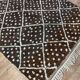 Traditional Berber rug dyed with walnut 240 x 150 cm