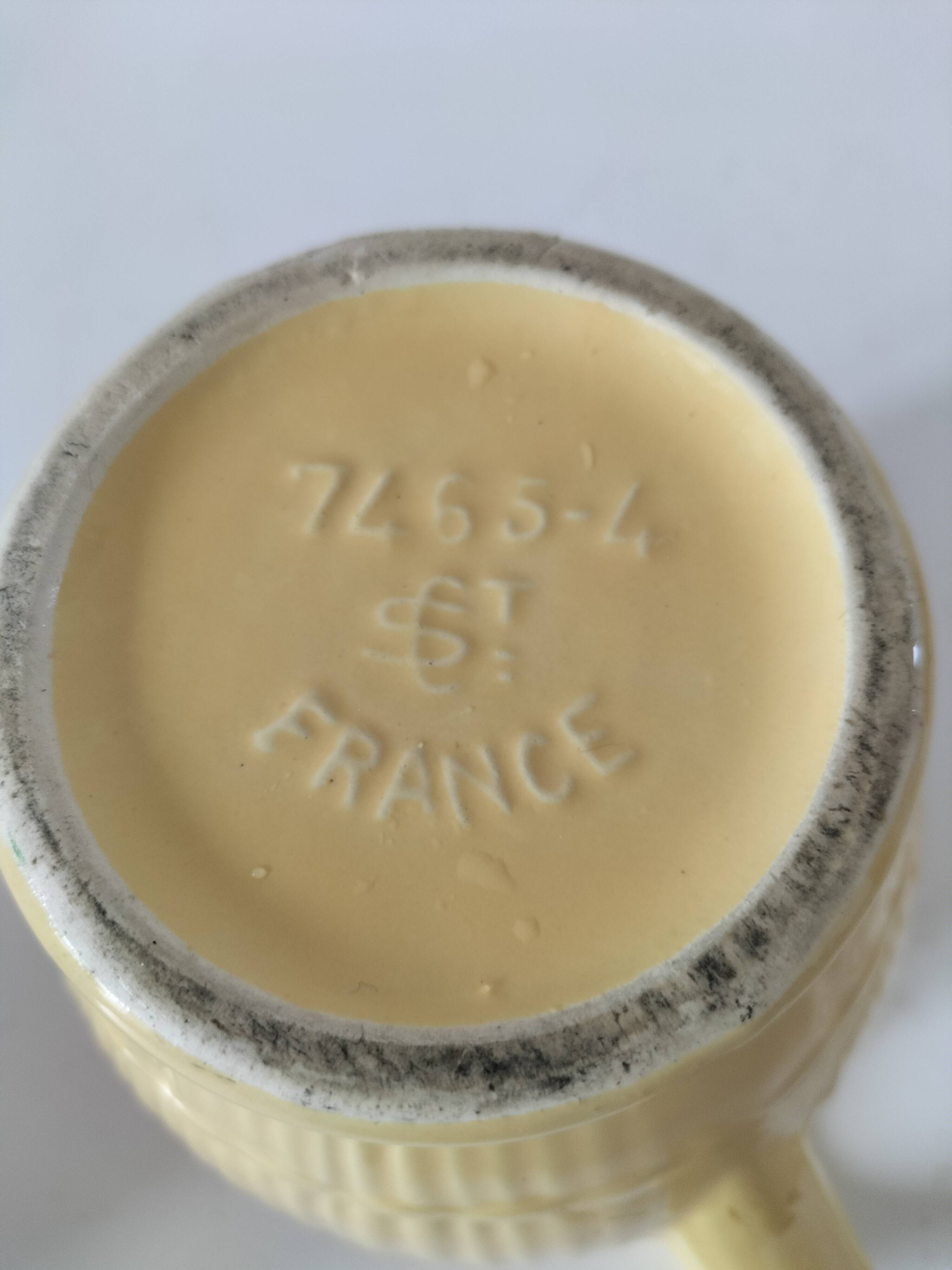 Saint Clément Barbotine Pitcher from the 50s