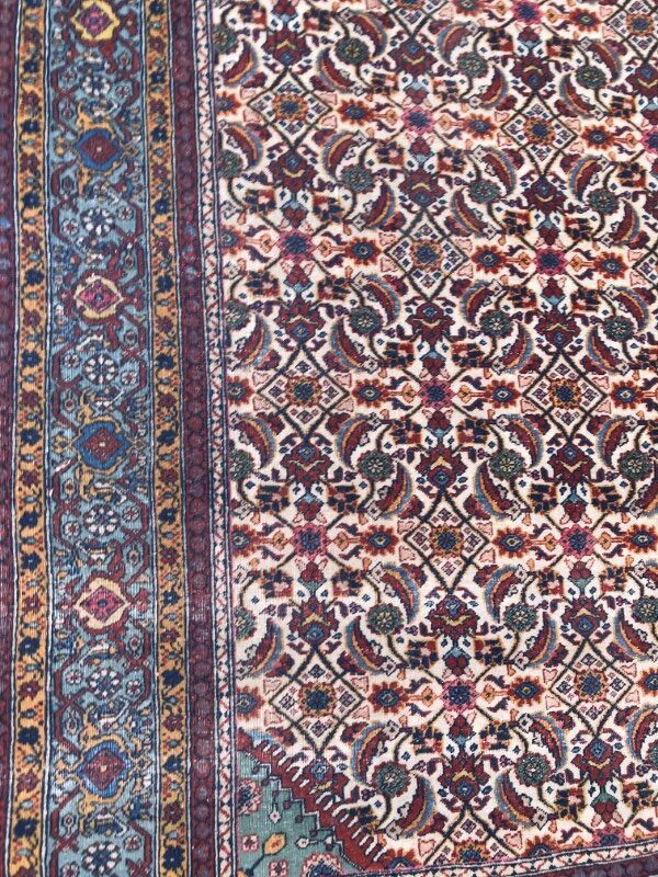 Tapis ancien persan tabriz senneh baft 140x212 cm