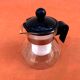 Teapot / Glass herbal tea maker with infuser (4 pieces)