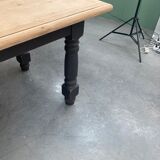 Old solid oak farmhouse table