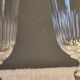 2 Verres a eau/Vin anciens à fines cotes - Cristal de Baccarat