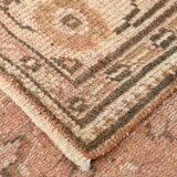 7x9 Vintage Salmon Orange & Beige Living Room Persian Vintage Rug,168x257cm