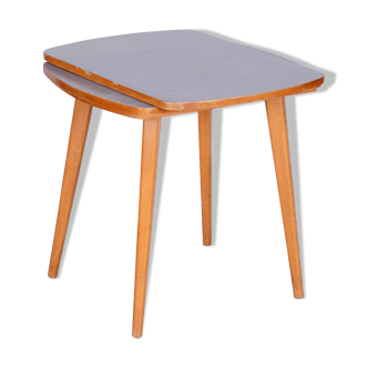 Table basse, hêtre, umakart, polonais relancé, Tchéquie, années 1950