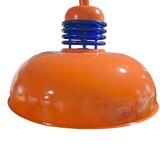 70s metal pendant light