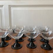 Lot de 12 coupes à dessert rétro