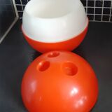 Bowling ball ice cube bucket