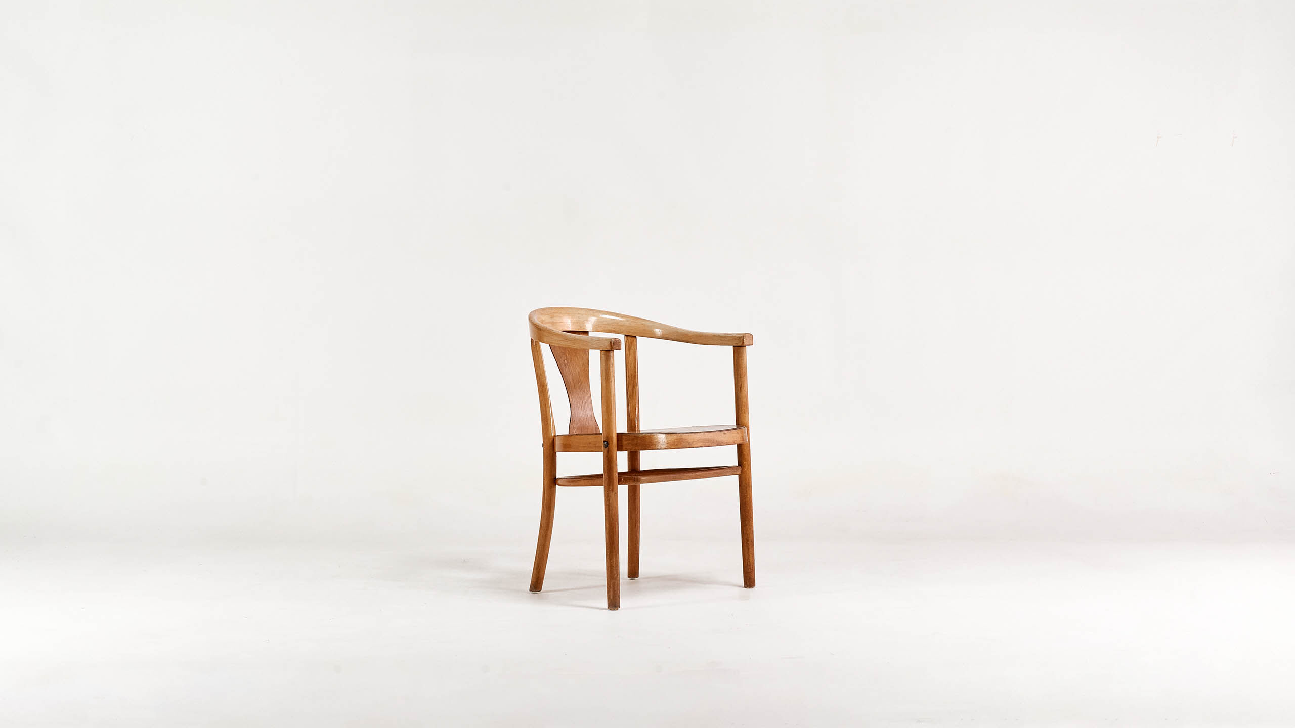 Magnus Stephensen for Fritz Hansen, pair of bridge armchairs, Denmark, C.1930